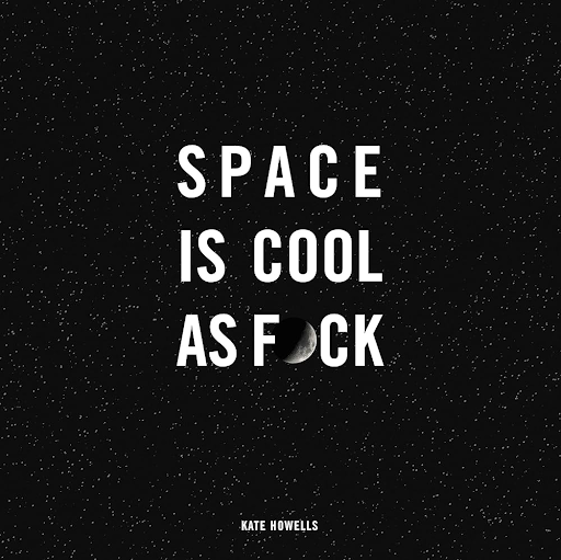 Space is Cool as F**k Book Cover